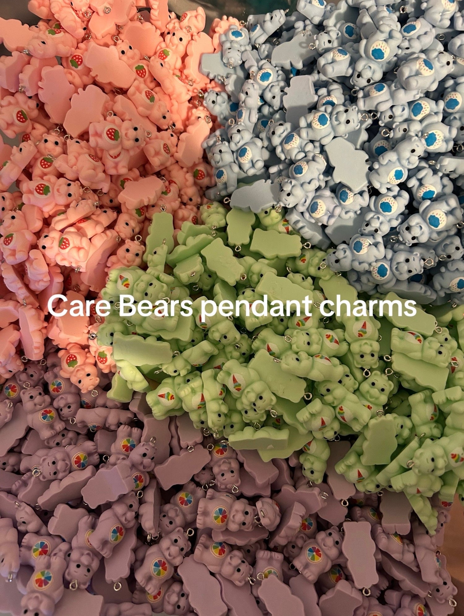 Different pendants charms