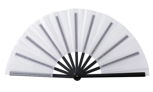 10 inch bamboo polyester fabric sublimation fan